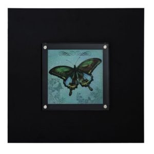Agatiyo Decorative Butterfly 2 Wall Art Frame In Multicolor