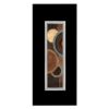 Fingo Abstract Framed Disc Wall Art In Black