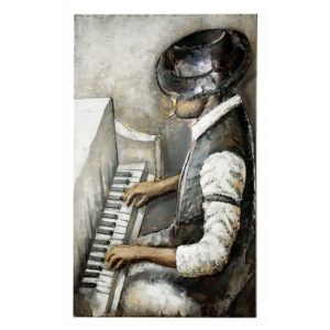 Rhythm And Blues Picture Metal Wall Art In Multicolor