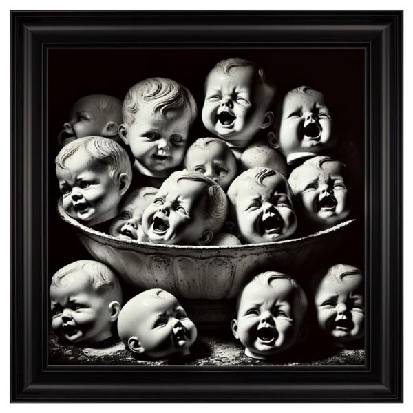 Hankinson Dolly Mix Wall Art In Black Frame