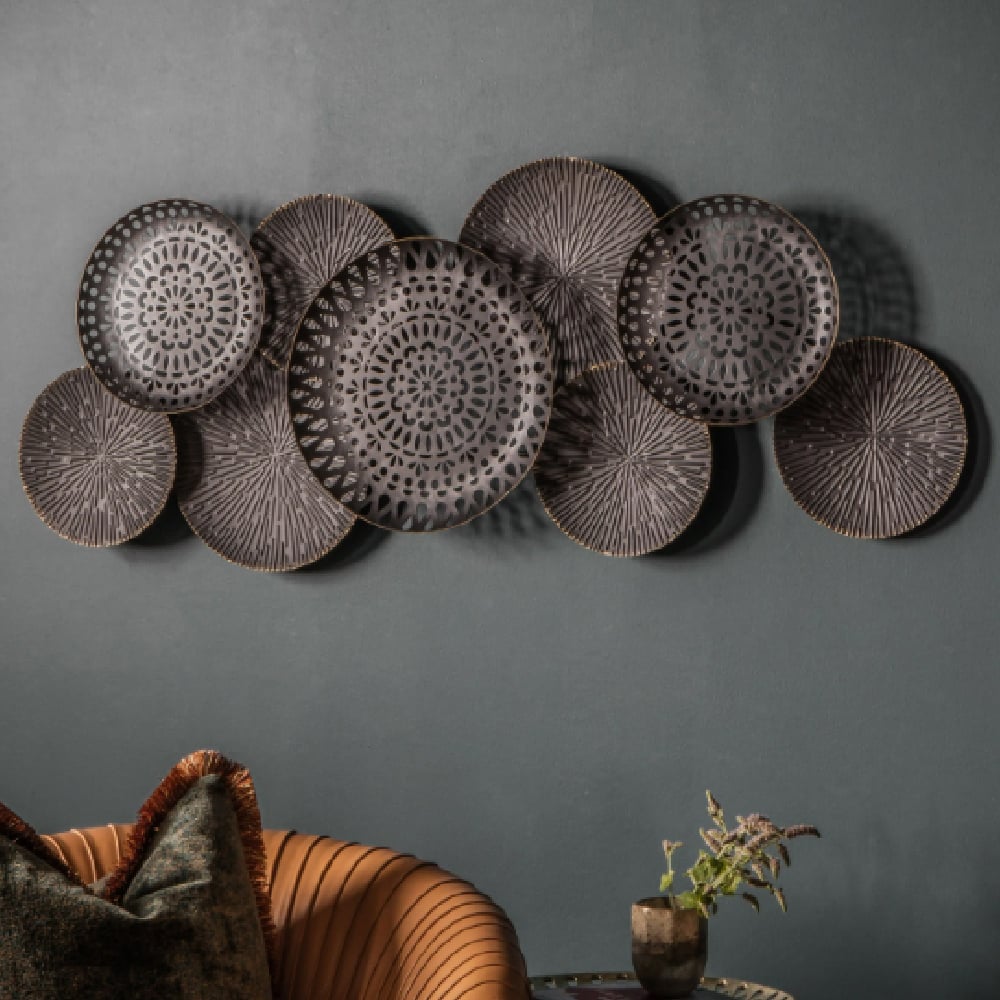 Mankato Metal Three Dimensional Wall Art In Bronze