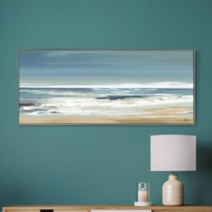 Smyrna Canvas Wall Art In Dark Grey Frame